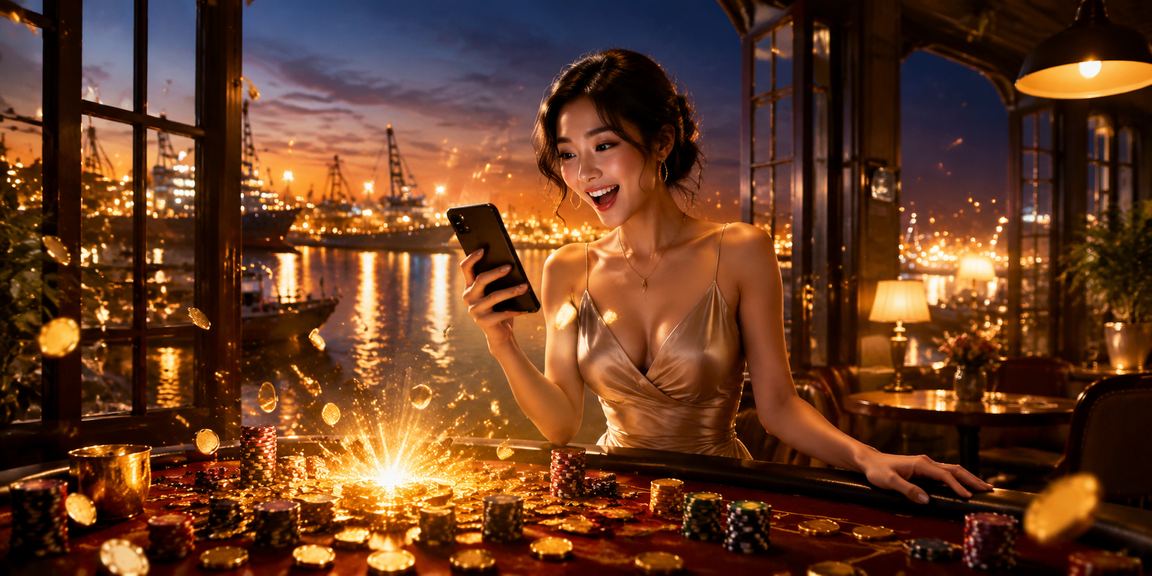 Người dùng chơi casino mobile bên ly cà phê tại Vũng Tàu